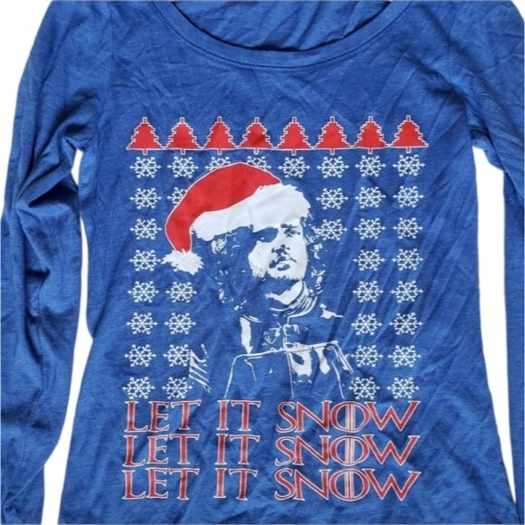 GOT JON SNOW - LET IT SNOW LS TOP - Picture 4 of 8
